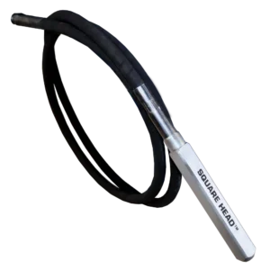Eje Flexible y Cabezote Cuadrado para Vibrador de Concreto Wyco
