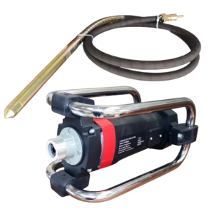 Vibrador para Concreto Eco 2.1hp 1600rpm + Eje Flexible 4mt + Cabezote 38mm Acople Roscado