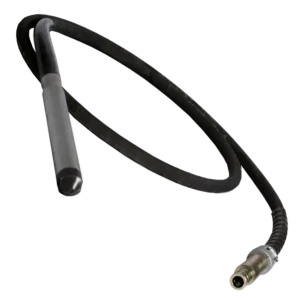 Eje Flexible y Cabezote Redondo para Vibrador de Concreto.